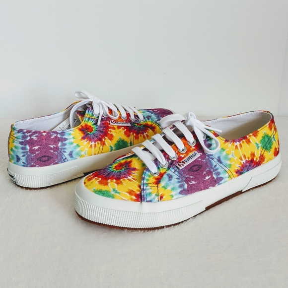 Superga Shoes - Superga Tie Dye Canvas Sneakers 8.5 NWT 🌈 HP! 🌈